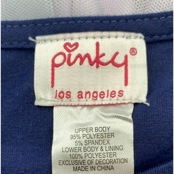 Pinky Boutique Girl's Star Tutu Dress Purple/Navy Blue sz 5 Birthday/School/Gift - Picture 2 of 4